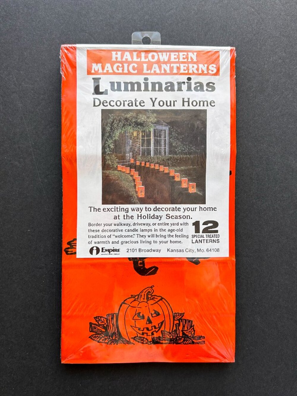 Vintage Halloween EMPIRE Magic Lantern Bags, NWT